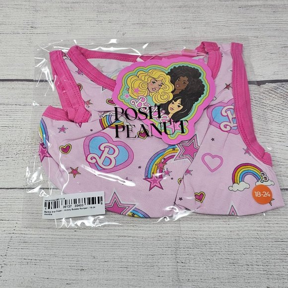 NWT Posh Peanut Barbie Star Power Varsity Bubble Romper Size 18-24 months - Picture 3 of 4